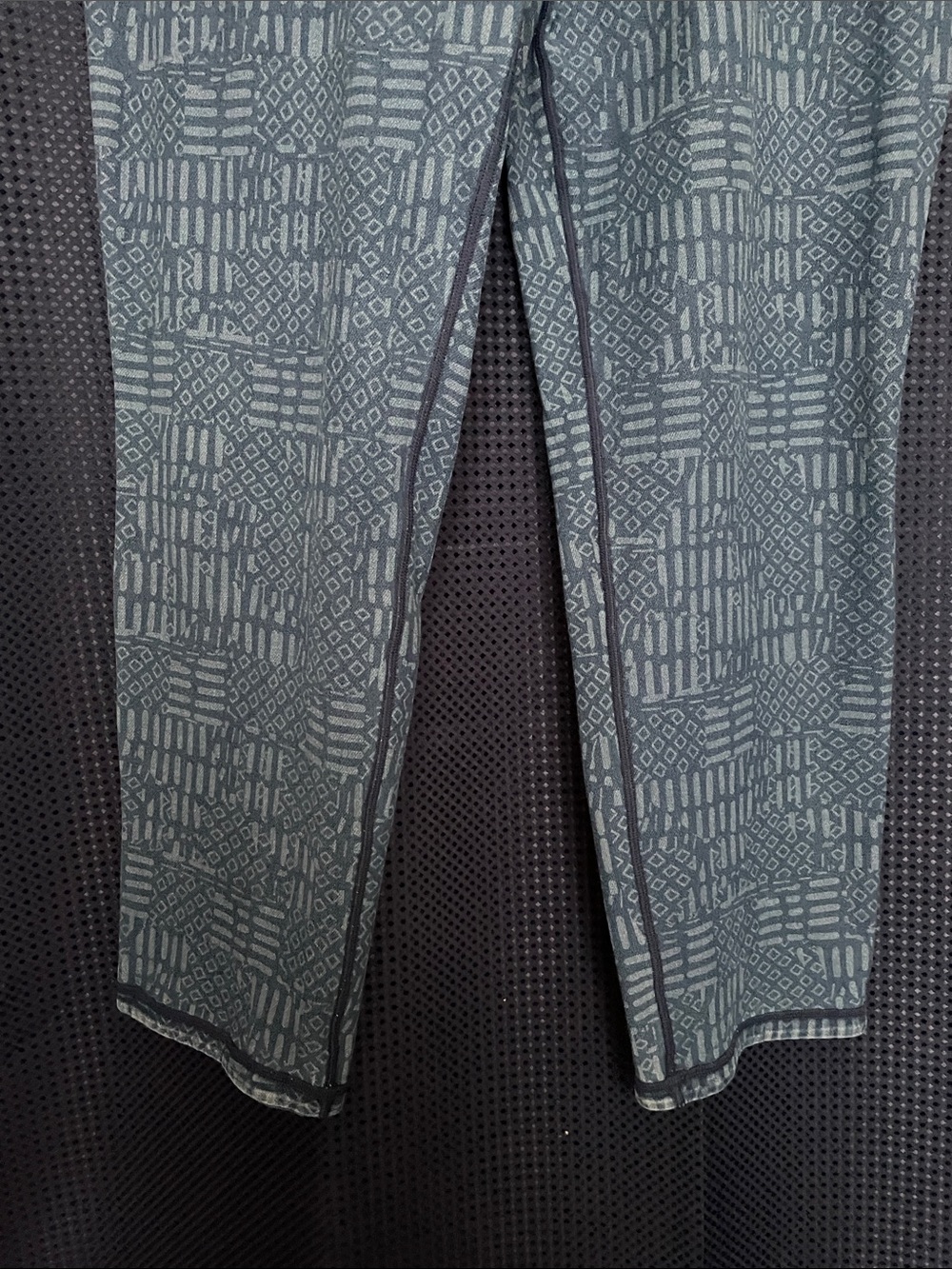 Source Unknown blue denim Patterned Straight-Leg Pants - Picture 8 of 8